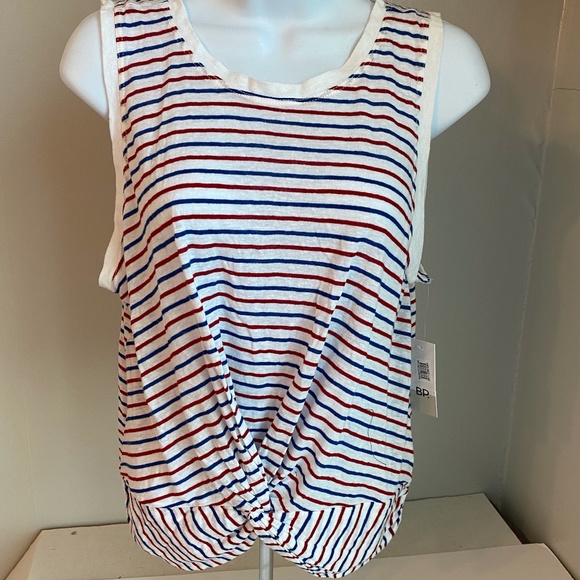 BP Nordstrom striped twist knot tank top S NWT - Picture 2 of 5